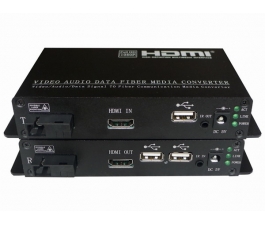 Bộ khuếch đại HDMI Extender  qua sợi quang ( CÓ USB)